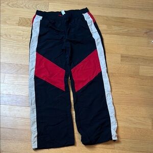 H&M Black with Red Accent Joggers